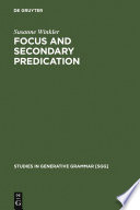 Focus and Secondary Predication