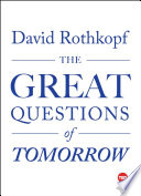 The Great Questions of Tomorrow Book