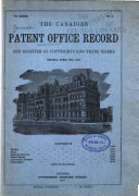Canadian Patent Office Record