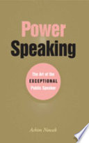 Power Speaking Book PDF
