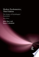 Modern Psychometrics, Third Edition