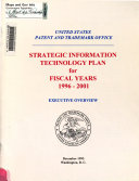 Strategic Information Technology Plan for Fiscal Years 1996-2001