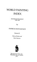 World Painting Index  Titles of works and their painters