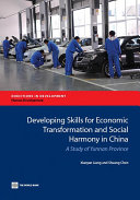 Developing Skills for Economic Transformation and Social Harmony in China