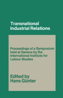 Transnational Industrial Relations