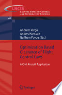 Optimization Based Clearance of Flight Control Laws Book
