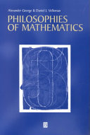 Philosophies of Mathematics Book