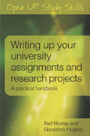 Writing Up Your University Assignments And Research Projects