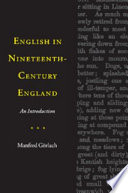 English In Nineteenth Century England