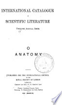 International Catalogue of Scientific Literature Book