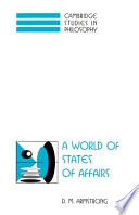 A World of States of Affairs Book PDF