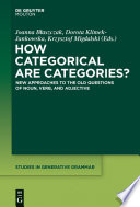 How Categorical are Categories? PDF Book By Joanna Blaszczak,Dorota Klimek-Jankowska,Krzysztof Migdalski