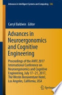 Advances in Neuroergonomics and Cognitive Engineering Book