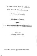 Dictionary Catalog of the Art and Architecture Division
