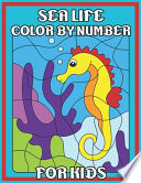 Sea Life Color By Number For Kids