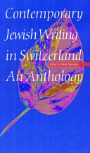 Contemporary Jewish Writing in Switzerland