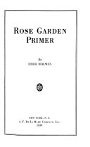 Rose Garden Primer