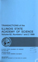 Transactions of the Illinois State Academy of Science