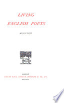 Living English Poets  1893