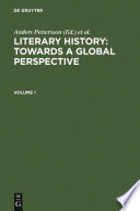 Literary History  Towards a Global Perspective