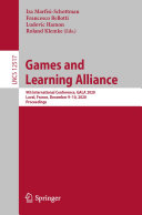 Games and Learning Alliance Pdf/ePub eBook