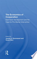 The Economics Of Cooperation Book