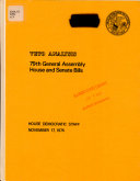 Veto Analysis, 79th General Assembly House and Senate Bills