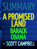 Summary: A Promised Land: Barack Obama