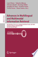 Advances in Multilingual and Multimodal Information Retrieval