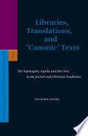 Libraries Translations And Canonic Texts