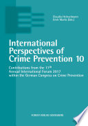 International Perspectives of Crime Prevention 10 Book