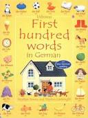 First Hundred Words in German