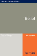 Belief: Oxford Bibliographies Online Research Guide