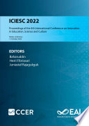 Proceedings of the 4th International Conference on Innovation in Education, Science and Culture, ICIESC 2022, 11 October 2022, Medan, Indonesia