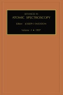 Advances in Atomic Spectroscopy