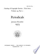 Catalog of Copyright Entries Book PDF
