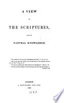 A view of the Scriptures  and of natural knowledge Book