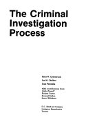 The Criminal Investigation Process Book