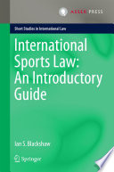 International Sports Law  An Introductory Guide