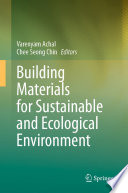 Building Materials for Sustainable and Ecological Environment Book
