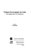 Urban Governance in Asia