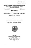 criticism of scientific management