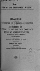 Hearings  Reports and Prints of the House Committee on Interstate and Foreign Commerce