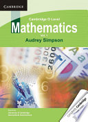 Cambridge O Level Mathematics  Volume 1 Book