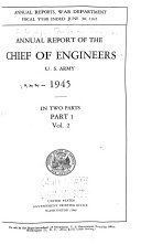 Annual Report of the Chief of Engineers, U.S. Army