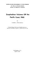 Zooplankton Volumes Off the Pacific Coast  1960