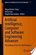 Artificial Intelligence  Computer and Software Engineering Advances