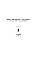 Perspectives in Educational Research and National Development