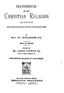 Handbook of the Christian Religion for the Use of Advanced Students and the Educational Laity