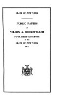 Public Papers Of Nelson A Rockefeller